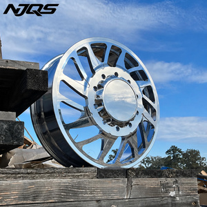Jantes forgées NJQS 8x6.5 8x165.1 8x170 8x180 8x200 8x210 10x225 22 24 26 pouces, double roue arrière, 8 ou 10 trous pour Chevrolet et GMC RA - Product Image 1