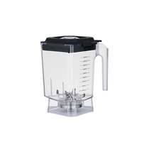 Blender professionnel multifonction électrique à 8 vitesses, silencieux, boîtier en acier inoxydable, plastique, capacité de 2 L, pour usage hôtelier