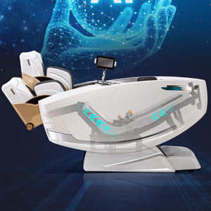 Silla de masaje de gravedad cero de cuerpo completo 3D de lujo de primera calidad con guía flexible de detección de salud Sl Track y masaje de pies separado - Product Image 5