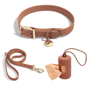Conjunto de <span class=keywords><strong>Collar</strong></span> y Correa para Perro, PVC Impermeable, Ajustable, Antiolores, Fácil de Limpiar, para Perros Pequeños - Product Image 3