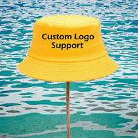 JX Custom Logo Cartoon Camouflage Tweekleurige Zomer Unisex Volwassenen 100% Katoenen Canvas Bucket Hat