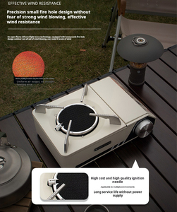 Système de cuisinière portable AZ03, brûleur à gaz léger pour le camping avec flamme réglable, pour la cuisine en plein air en famille AZ03 Portable Casse - Product Image 5