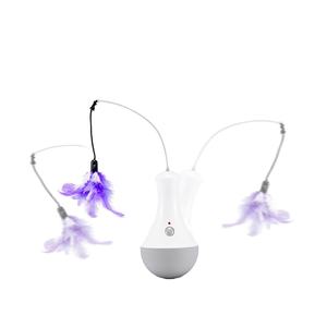 Teleskop Tod Katze-Stift Federn interaktives Spielzeug Katze-Stift Plus 5 Katzenfänger Ersatz Nachfüllen - Product Image 1