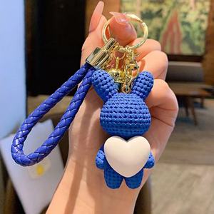 Porte-clés en silicone 3D mignons de dessin animé, vente en gros, prix usine - Product Image 3