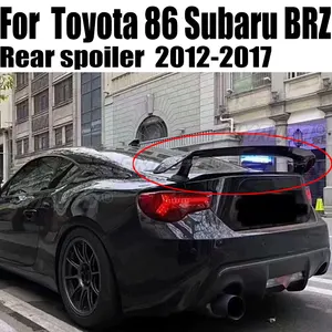 トヨタGT86スバルBRZサイオンFR-S 2012-2017 SARDスタイルカーボンファイバーリアルーフスポイラーウィングトランクリップブーツカバーカースタイリング