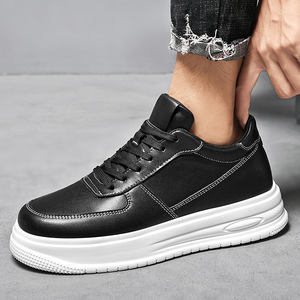 Zapatillas Casuales de Moda para Hombre con Aumento Invisible de Altura de 8CM, de Piel Vacuna, Suela Gruesa, Forro de Malla Transpirable y Ligero, Ideales para Verano/Invierno - Product Image 3