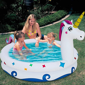 Piscine gonflable licorne Hongcheng 150x90cm, jouet aquatique pour enfants, pour jardin et maison - Product Image 3