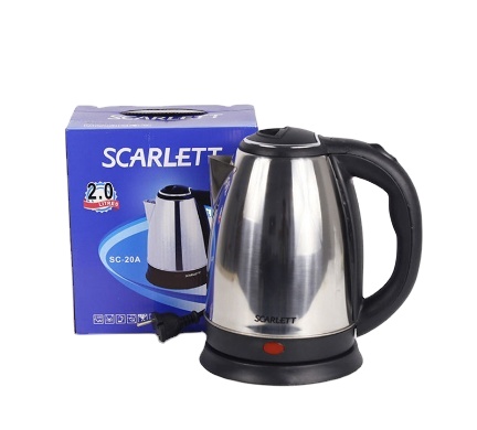 2022 201ss/304ss маленькая бытовая техника, портативный Электрический чайник из нержавеющей стали, чайник для быстрого чая, 2 л, горячая вода