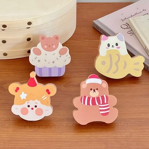Cute Cartoon Beech Wood <b>Hooks</b> Self Adhesive Removable Door Hanger Storage <b>Hooks</b> For Kids Room Decor - Product Image 3