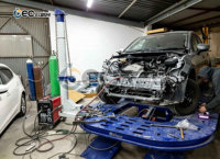 Machine de redressage de châssis avec système de mesure certifiée CE, banc de redressage de carrosserie automobile