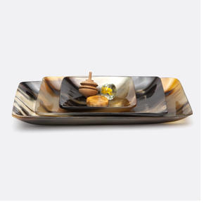 Plateau de service en corne de buffle pour la maison, le restaurant et les ustensiles de cuisine. Décor ménager pour Offre Spéciale produit - Product Image 3