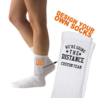 Chaussettes personnalisées à échantillon rapide, 100 % coton, antibactériennes, imprimées par sublimation, motif tricoté dessin animé, confortables pour le printemps
