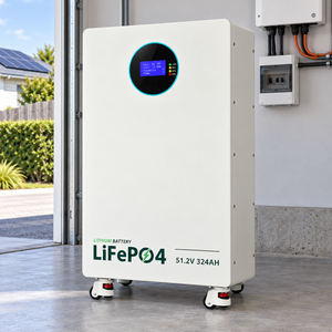 Paquete de Baterías de Litio de 51.2V 16kWh 314Ah, Diseño Móvil de Pie para Almacenamiento de Energía Solar en el Hogar - Product Image 2