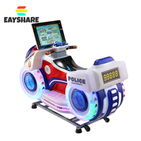 Machine à Balançoire d'Amusement de Jeu Vidéo d'Arcade pour Enfants, Simulateur Intérieur à Monnayeur