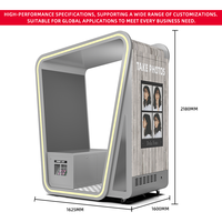 Machine à photos instantanées DOLA avec impression en libre-service pour smartphones et appareils photo, style distributeur automatique, garantie 1 an