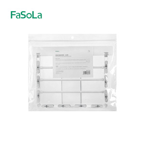 Wall Mounted Folding <b>Drying</b> <b>Rack</b> 5cm Rod Spacing With Clips For Towels And Clothes Indoor Use - Product Image 2