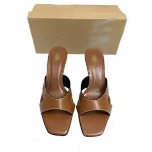 Zapatos de tacón alto de aguja para mujer al por mayor, sandalias de gelatina con perlas y lazo en el tobillo, zapatos de cuero para vestir, zapatos de tacón para boda - Product Image 1