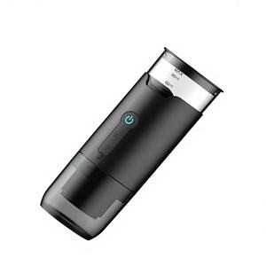 Cafetière électrique portable à pression manuelle pour le camping avec fonction de chauffage, petite taille, <span class=keywords><strong>compatible</strong></span> café moulu et capsules - Product Image 1