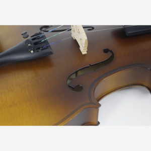 Pabrik Tongling Grosir Kayu Lapis Alami Flame Violin 4/4 Tingkat Pemula - Product Image 5