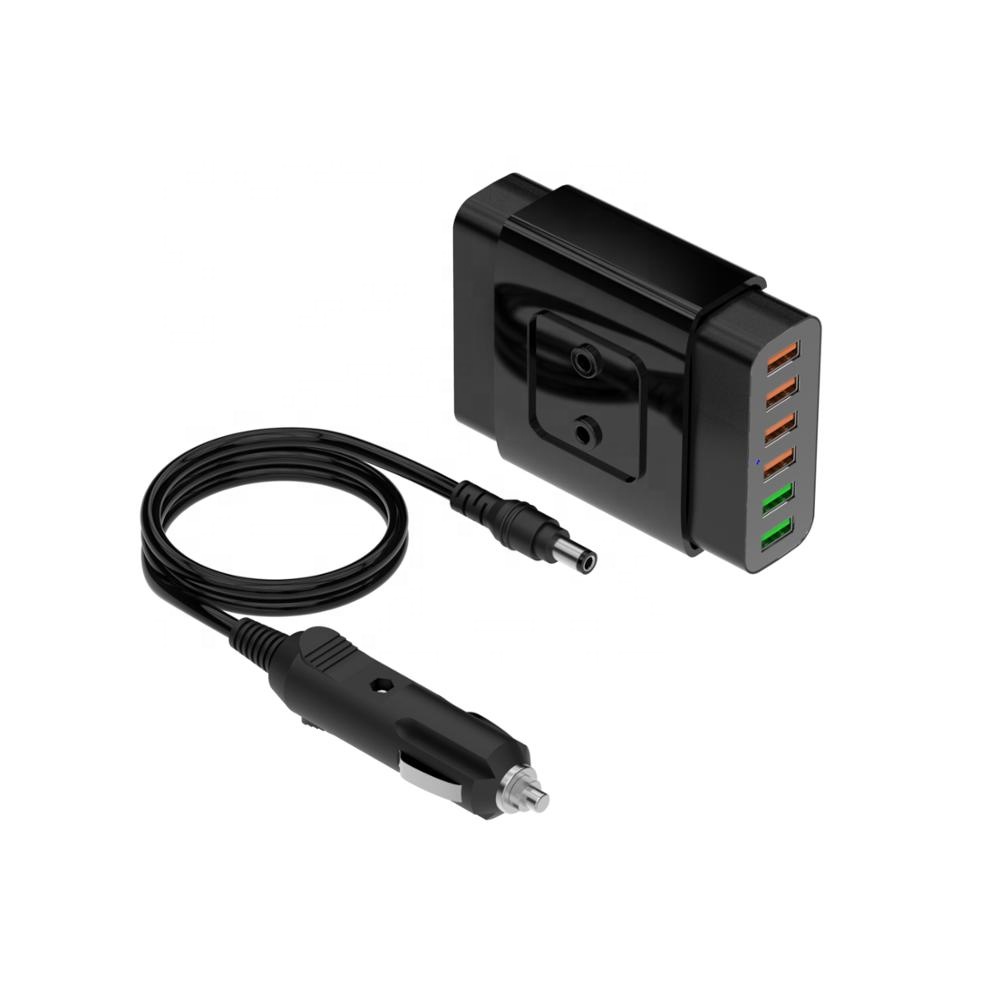 HUNDA инновационный двойной порт USB быстрая зарядка QC 3,0 портативное быстрое зарядное устройство для автомобиля с сертификатом FCC CE RoHS