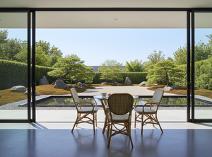 Ensemble de salle à manger compact et élégant en rotin/osier de style jamaïcain pour la maison, les appartements et les espaces hôteliers, provenant d'Indonésie - Product Image 2