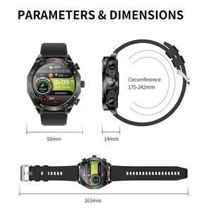 T95 TWS Auricular Impermeable Llamando 400mAh Smartwatch Auriculares 2 en 1 Pulsera inteligente Reloj Pantalla táctil Reloj inteligente