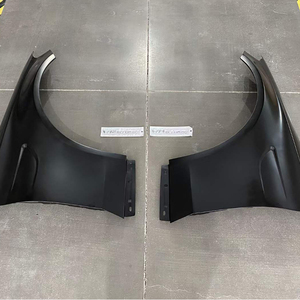 Aile de remplacement en ABS à ajustement parfait et géométrique pour Mercedes Classe C C63 W205 2015-2021 Noir brillant/Aspect carbone - Product Image 1