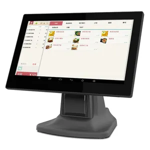 Mesin Kasir Terminal Sistem POS Desktop Layar Tunggal 15.6 Inci Android Grosir