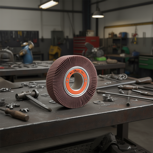 Ttake Abrasive Cloth Flap <b>Wheel</b> 250x30x100 Mm With Hole For <b>Grinding</b> And Polishing - Product Image 3
