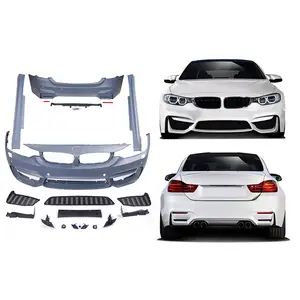 2013-2019y BM 4S F32 F36 M4 style car front rear bumper body kit auto body parts sedan for BMW 4 series F32 accessories