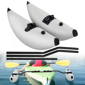 Professional PVC Inflatable Kayak Outrigger Stabilizer <b>Float</b> Kit Sidekick Arms for Canoe <b>Fishing</b> Boat - Product Image 2
