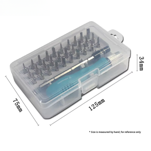 Set di cacciaviti in acciaio al carbonio di precisione Multi-funzione manuale Kit di strumenti di <span class=keywords><strong>riparazione</strong></span> per <span class=keywords><strong>apparecchi</strong></span> di telefonia Mobile elettronica domestica - Product Image 2