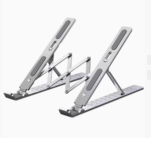 Portable <b>Table</b> Height <b>Adjustable</b> Laptop Holder Support Colling Aluminium Notebook Vertical Laptop Stand - Product Image 5