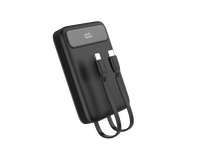 Chargeur de batterie Li polymère Portable LCD blocs d'alimentation numériques PD 20W charge rapide en gros câble intégré batterie externe 10000mAh
