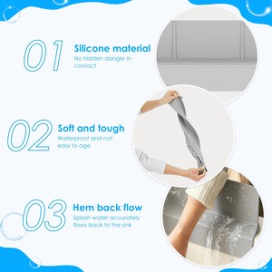 Protection anti-éclaboussures en silicone pour évier de cuisine, avec ventouse antidérapante puissante, pour le lavage de la vaisselle et le robinet - Product Image 2