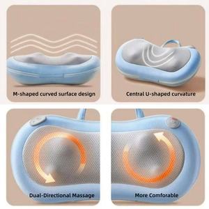 Coussin <span class=keywords><strong>de</strong></span> massage portable multifonctionnel avec compresse chaude, pétrissage, 8 têtes bidirectionnelles pour la relaxation musculaire <span class=keywords><strong>de</strong></span> tout le corps - Product Image 4