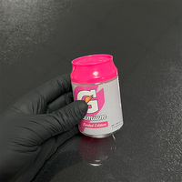 Vente en gros de canettes de soda créatives de qualité alimentaire bocal d'emballage de bonbons et de collations bocaux en plastique pour gommes
