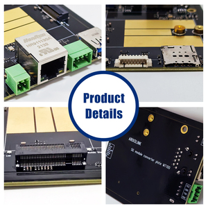 โมดูลอะแดปเตอร์ RJ500U 5G บอร์ด PCBA แบบ SMT DIP ประกอบสำเร็จตามสั่ง ODM OEM แผงวงจรสำหรับอุปกรณ์วิจัย - Product Image 2