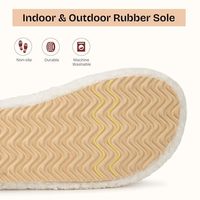 Chaussons d'intérieur pour femmes en fourrure d'hiver à bout ouvert pour un confort doux et respirant avec semelle en mousse à mémoire de forme TPR