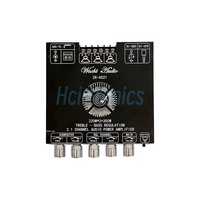 ZK-AS21 TPA3255 220WX2 + 350W 2.1 canaux BT carte amplificateur de puissance Audio numérique haut bas tonalité Subwoofer Module amplificateur