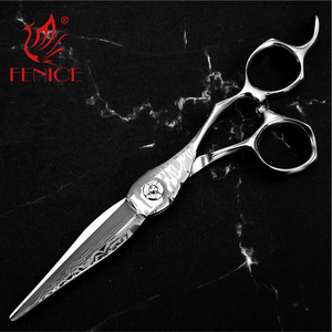 6 Inch Nhật Bản <span class=keywords><strong>VG10</strong></span> Damascus Kéo Tóc Barber Salon Làm Tóc Shears - Product Image 3