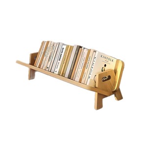 Wooden Desktop Shelf Bookend <b>Large</b> Capacity Storage Organizer For Study <b>Desk</b> Office Use - Product Image 5