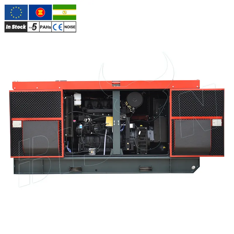 BISON Europe Wholesale Trifásico Backup 40 Kva Silencioso Gerador De Motor Elétrico Diesel Para Casa