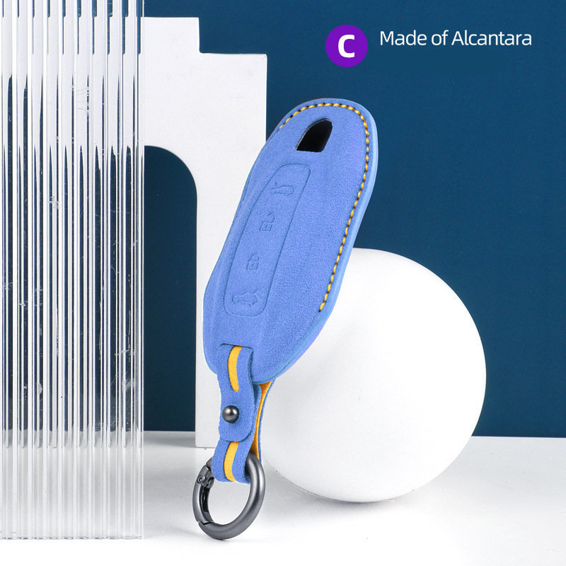 #4175 Bleu ciel + coutures jaunes