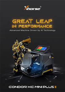 2025 güncelleme çevrimiçi doğrudan Xhorse Condor XC-Mini artı II 2 2nd nesil anahtar kesme makinesi ile 7 ''HD dokunmatik ekran - Product Image 5