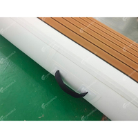 Passerelle d'embarquement facile rampe marine pont de sauvetage gonflable plate-forme flottante passerelle pour voilier