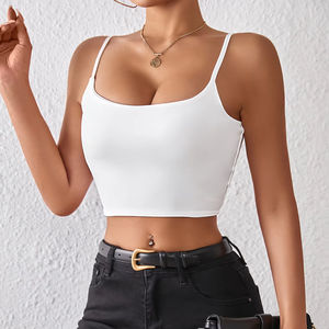 Top Corto de Verano para Mujer, Estilo Americano, Transpirable, Ecológico, Informal, Sexy, que Deja el Ombligo al Descubierto - Product Image 6