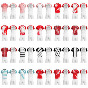 OEMサービス カスタムネームプリント フットサル ストリップ 軽量ポリエステル 吸汗速乾 サッカーユニフォーム 欧州クラブ向け - Product Image 5