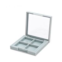 Vente en gros d'ombre à paupières de qualité fine Quad Plate cache-poussière boîte d'ombre à paupières légère