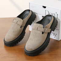 Sepatu Loafer Setengah Tertutup Musim Panas Berkualitas Baik, Nyaman, dan Bernapas untuk Pria